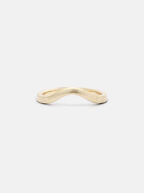 Shown: 14k yellow gold with signature matte finish