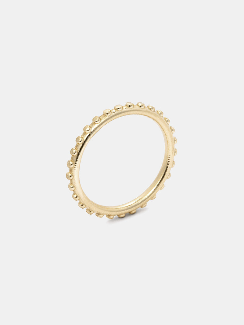 Shown: 14k yellow gold with signature matte finish.