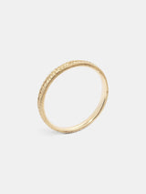 Wisteria Band- 2mm in 14k yellow gold with signature matte finish.