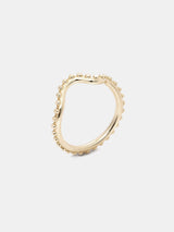 Shown: 14k yellow gold with smooth texture and matte finish.